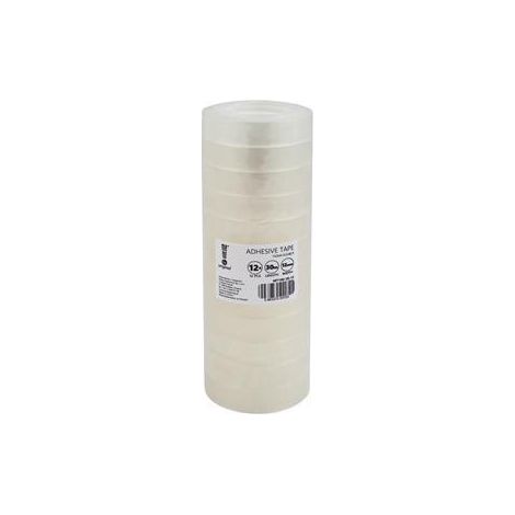 Cinta adhesiva de 12 mm x 30 m (12 unidades) MemoBe