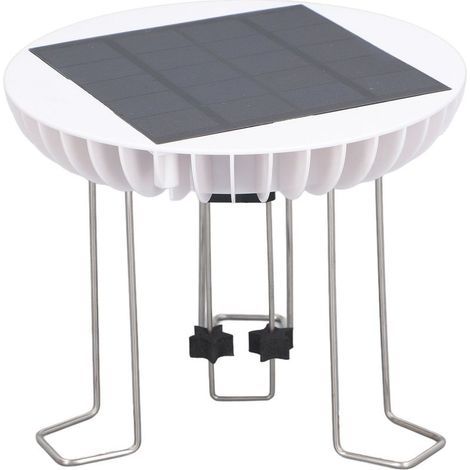 Agitateur silencieux à eau solaire, pour bain d'oiseaux, décoration d'étang de jardin, 5V 2W (1/5)