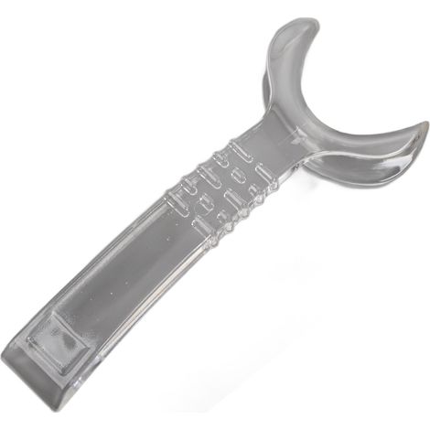 Outil d'écarteur de lèvres orthodontique transparent en plastique pour usage intra-oral, crochet de tirage pour joue et bouche, accessoire dentaire.