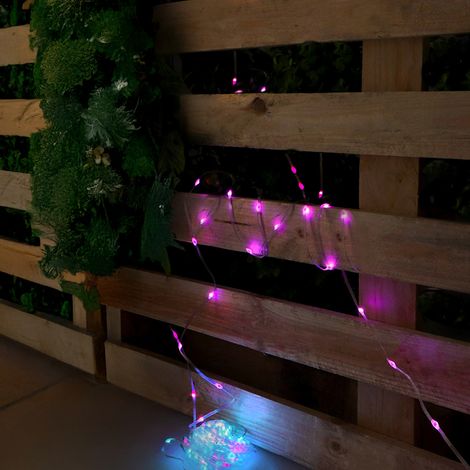 IluminaShop - Guirnalda Exterior LED con USB Doble RGB (15 Metros)  RGB