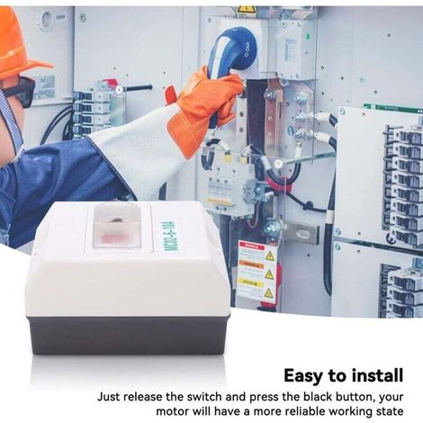 Boîtier de disjoncteur étanche, contrôleur de Protection électrique de commutateur de Protection de Moteur avec fréquence 50/60HZ 220V 380V (1/5)