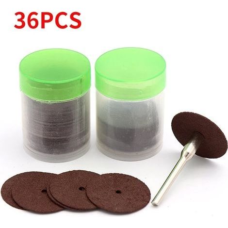 Disque de coupe pour Mini perceuse, 36 pièces, roue de découpe, accessoires Dremel, outils abrasifs pour outil rotatif (1/5)