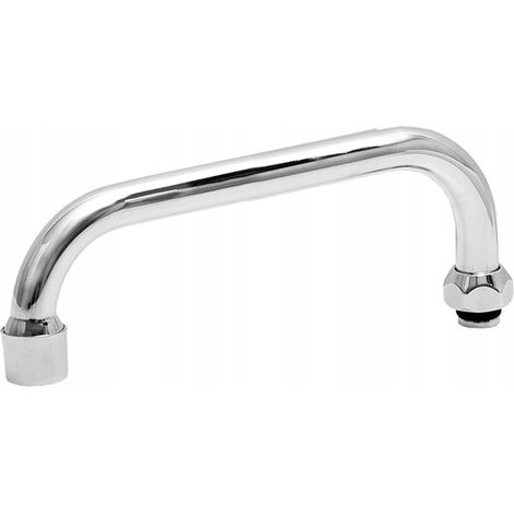 Auslaufrohr für Armatur C 1/2" – 16 cm – Chrom – Universell einsetzbar – Hochwertiges Material (1/2)