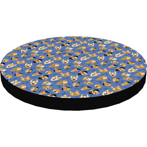 Cama para gatos / Colchón de espuma elástica Ring 55 cm Azul Perros (1/3)