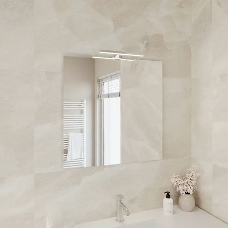 Specchio filolucido 70x70 cm reversibile con applique led Easy (1/5)