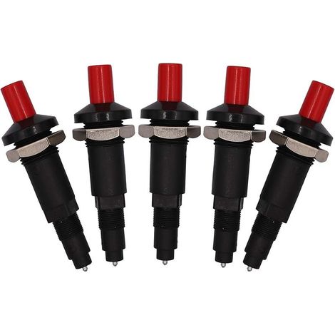 5 pcs Terre étoile Chauffage au gaz une seule prise Piezo Igniter Bougie d'allumage Push Button en céramique Brûleur d'allumage (1/4)