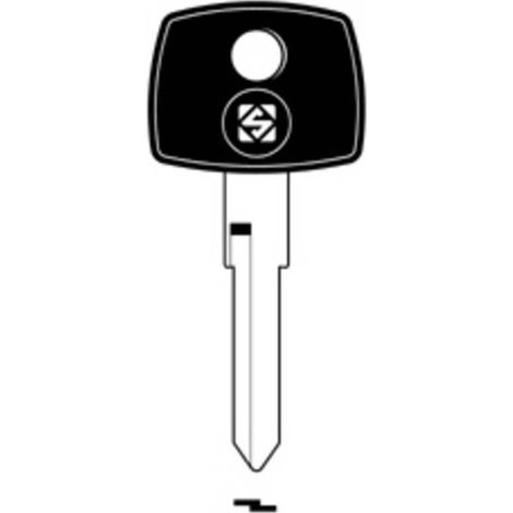2 x SILCA YM15TE CHIAVE TRANSPONDER VUOTA OTTONE
