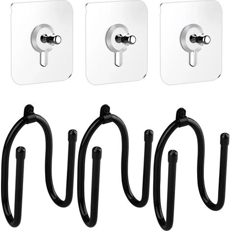 3 supports de tuyau solides, supports de tuyau d'arrosage, adaptés à tous les scénarios (jardin, garage, cuisine, suspension d'aspirateur) (1/5)