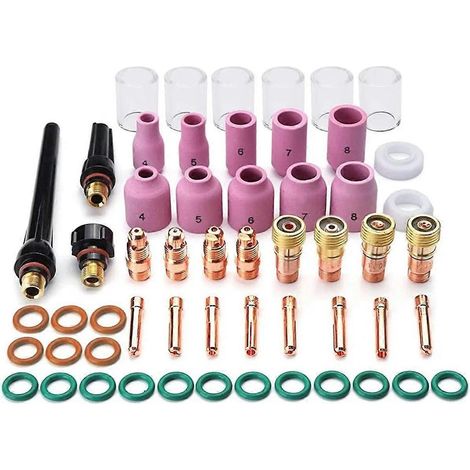 Kit d'accessoires pour torche de soudage TIG 55 pièces pour TIG -17/18/26-- (1/5)