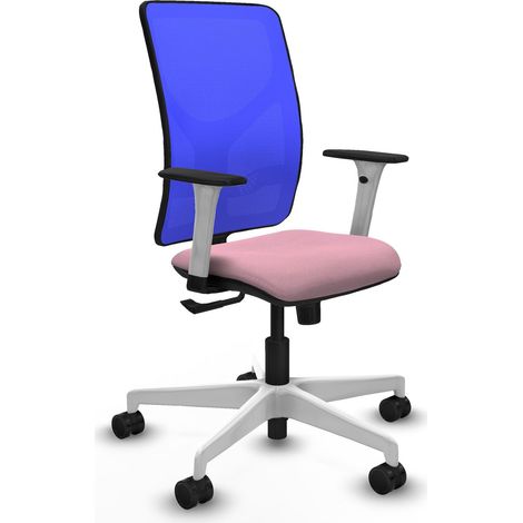 Silla de oficina piqueras y crespo Motilla azul malla cómoda (1/2)