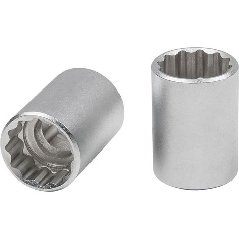 KS Tools 911.1293 12-kant-Stecknuss, 16,0 mm, L= 30 mm (1/2)