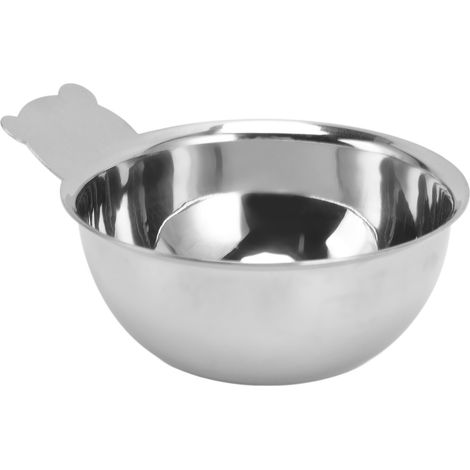 Bol empilable en acier inoxydable 304 en forme d'ours, gain de place, idéal pour la cuisine et la pâtisserie (10 cm). (1/5)