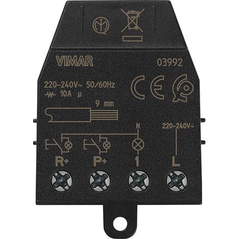 Vimar modulo relÈ ad impulsi con reset quid commut. silenzi 03992 (1/2)