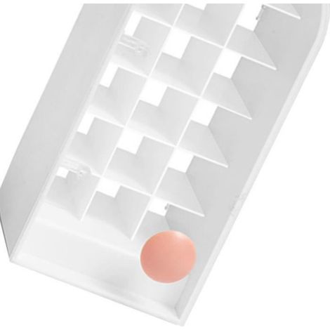 Empileur De Rouge Lvres Support De Rangement De Rouge Lvres 18 Espaces Moulage De Chteau Meuble Bac Rose Blanc BOITE DE RANGEMENT (1/4)