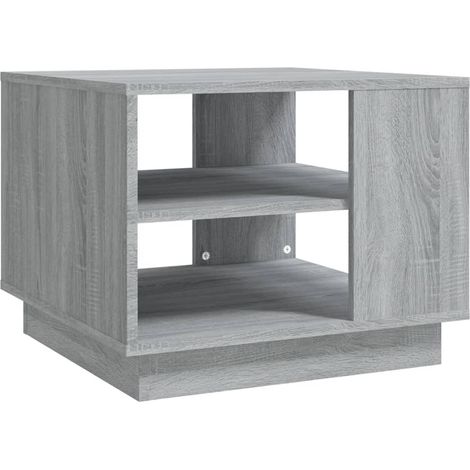 Table basse Sonoma gris 55x55x43 cm (1/5)