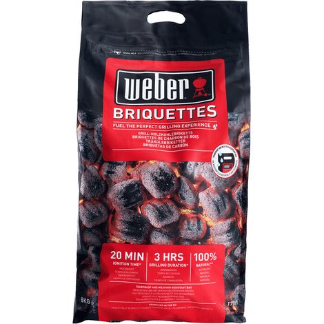 WEBER BRICCHETTI CARBONE DA 8 KG- 1,0 pz