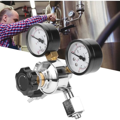 CO2-Regler für Bier- und Limonadenfässer, Druckbegrenzungsventil, Gasleitungsbaugruppe für Heimbrauen, W21.8 EU-Stecker (1/5)