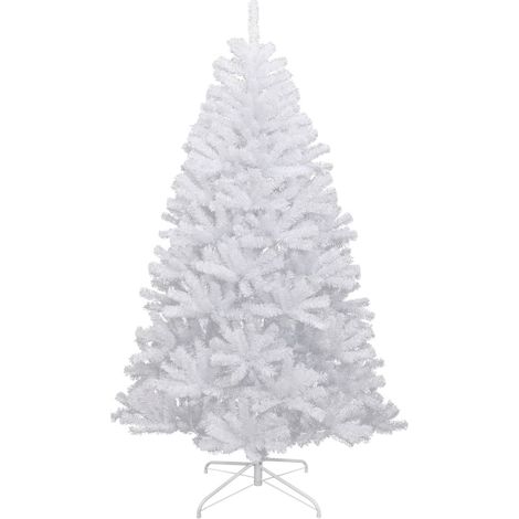 Albero Natale Albero natalizio Albero festivo Artificiale Incernierato con Neve Fioccata 120 cm (1/5)