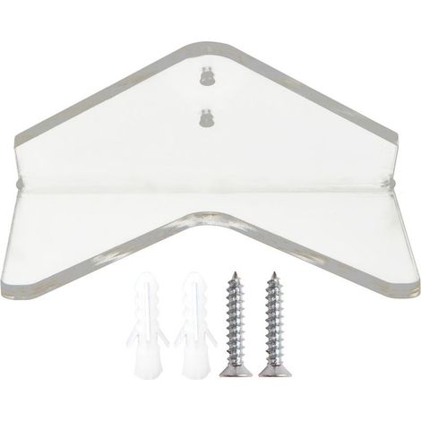 Présentoir à skateboards avec crochets muraux en acrylique transparent, adapté à une utilisation à domicile et au bureau. (1/5)