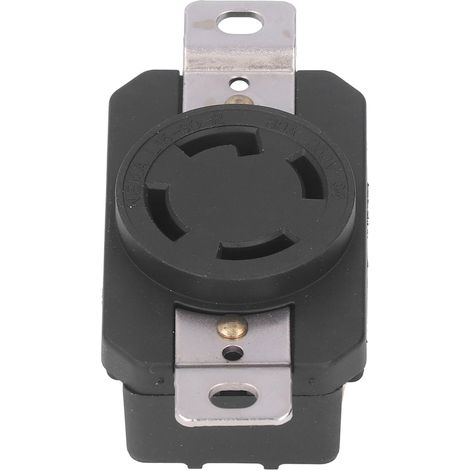 Unterputz-Verriegelungssteckdose, Industrieausführung, 4-Loch, US-Standard, 30 A, 250 V, NEMA L15-30R (1/5)