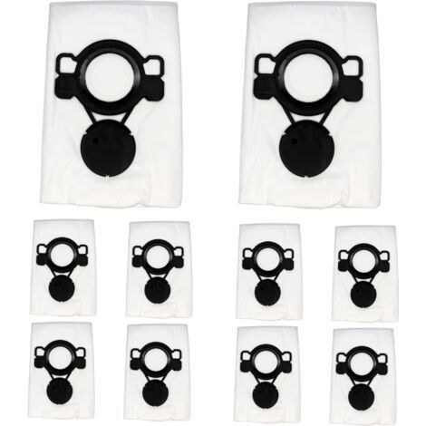Sac aspirateur pour Makita [Lot 10] Sacs poussière remplacement P-72899 compatible aspirateur Makita VC2000L VC2010L VC2012L VC2511L VC2512L VC3011L VC3012L VC3511L