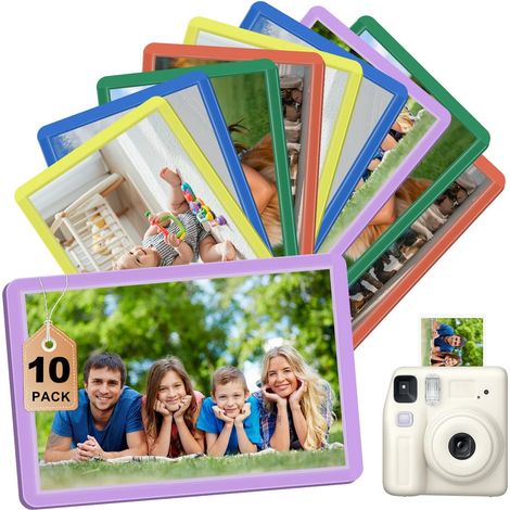 6x9cm Cadre Photo Magnetique Frigo Magnet Personnalisable (1/5)