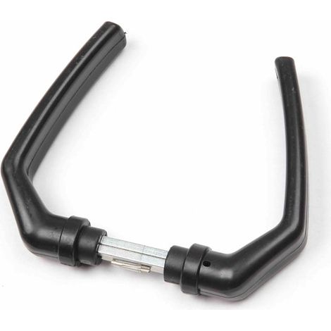 Türdruecker Kunststoff 1 Paar, schwarz