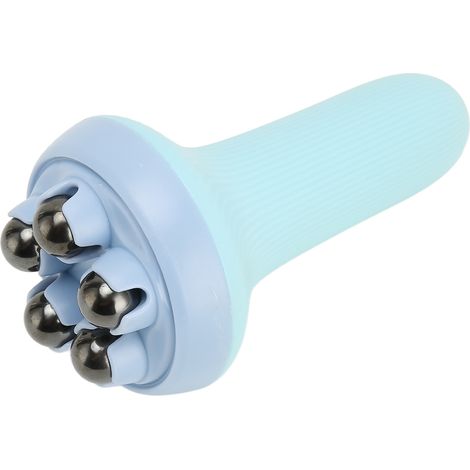 Rouleau de massage portable à billes magnétiques pour masser les muscles du cou et des jambes (bleu) (1/5)