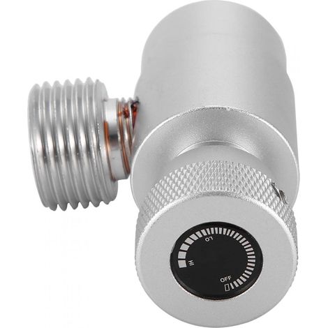 Adaptateur de recharge de CO2, Machines à eau pétillante et sodas,Kit de connecteur d'adaptateur en métal de remplissage de réservoir de remplissage de CO2(adapter without meter-argent) (1/5)