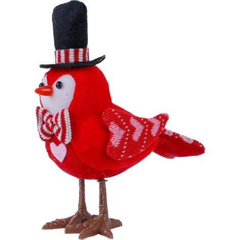 Statue Oiseau Lumineux - Décoration Fenêtre Pour Fête - Figurine Animale Debout Pour Scène De Display - Lot De 1 (1/5)