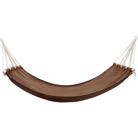 Maison Exclusive - Amaca con asta 210 x 150 cm Marrone (1/4)