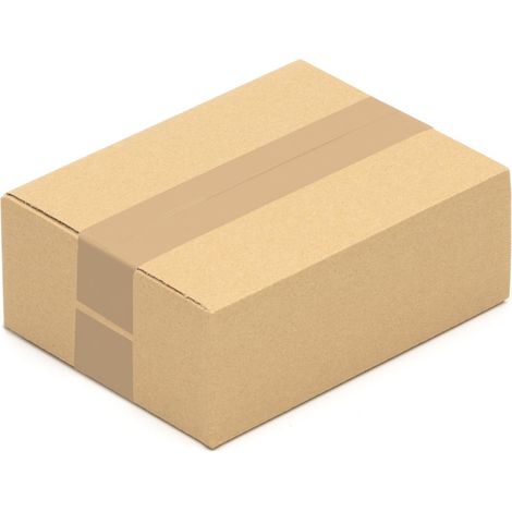 200 x Faltkartons 230x170x80 mm - Kartons braun - 1 wellig (1/4)