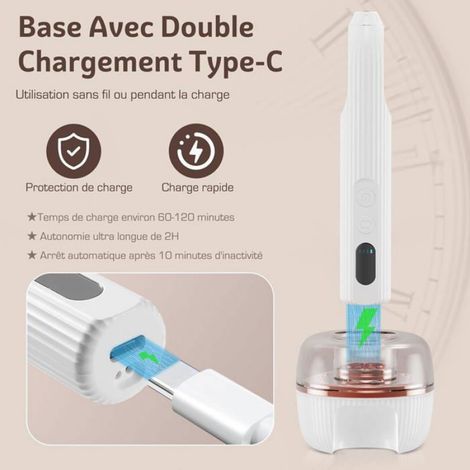 Ponceuse électrique - - 18000 tr/min - Portable - 12 accessoires - Sans fil (1/5)