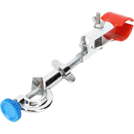 Condenseur de laboratoire réglable pour flacons et tubes à essai, pince à direction variable (1/5)
