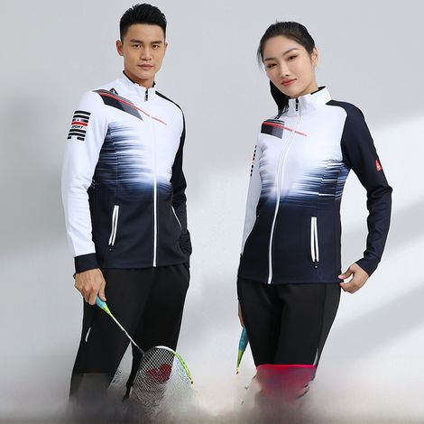 Tenue De Badminton - Pantalon À Manches Longues En Polyester - Pour Homme Et Femme - Usage Multisport - Lot De 1 (1/5)