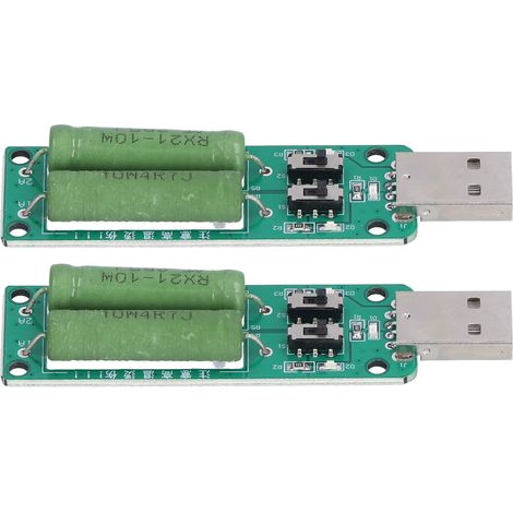 USB-Lasttester mit einstellbarem Widerstand, 1A 2A 3A elektronisches Testmodul, Entladezubehör (1/5)