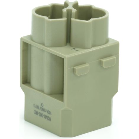 Embout de connecteur RS PRO, 2 contacts , 100A, Mâle ( Prix pour 1 )