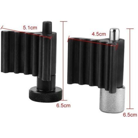 Kit De Calage Moteur - Acier Haute Résistance - Pour Réglage Courroie Distribution Diesel - Compatible VW Seat Skoda - 1 Pièce (1/4)