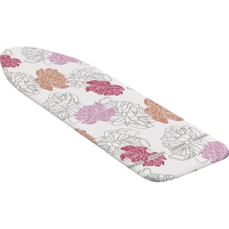 Leifheit Bügelbrettbezug Cotton Comfort Universal, für Dampfbügeleisen, für Bügelflächen bis max. 140 x 45 cm, mit extra dicker Polsterung, elastischem Gummizug (1/3)