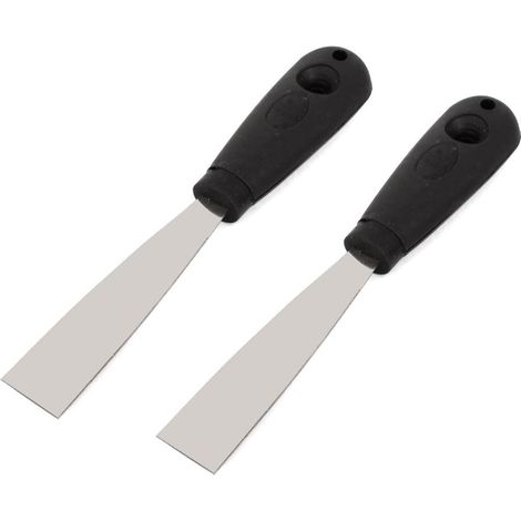 1'' Breite Metallklinge Kunststoffgriff Trockenbau Malwerkzeug Kitt Schaber 2 pièces (7025527baca816 (1/2)
