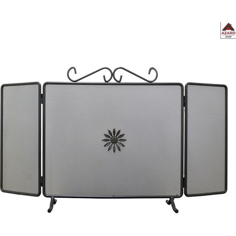 PARASCINTILLE "ANTICO" FERRO BATTUTO 3 ANTE 92x42H CM (1/2)