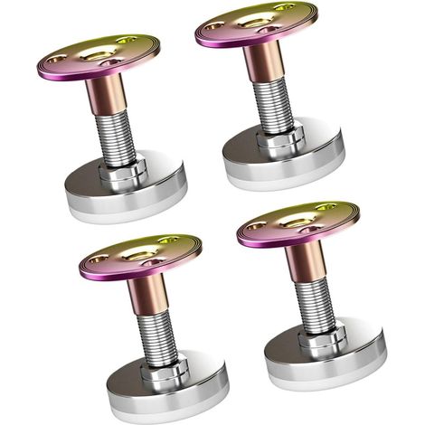 Stabilisateurs De Meubles Bouchons Tête Lit Cadre Lit Fileté Réglable Outil Anti-secouement Pour Armoires Canapés 4 Pièces (1/5)