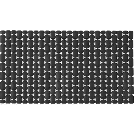 Tappetino antiscivolo doccia nero 40x73 cm in plastica Spring (1/5)