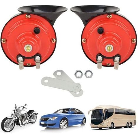 Klaxon de camion 12V 110dB – Son puissant et clair – Étanche et durable – Installation facile – Compatible avec tous véhicules (1/4)
