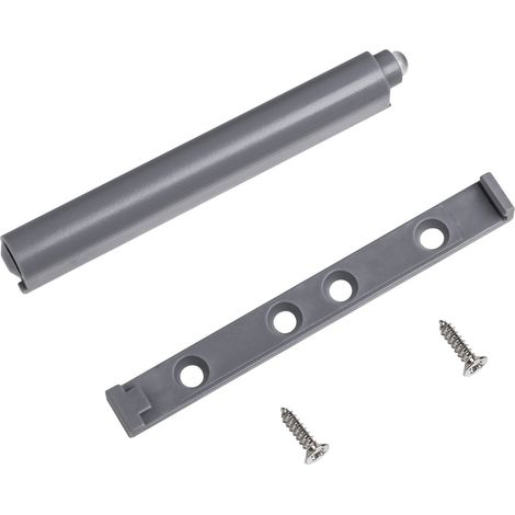 Türdämpfer Push-To-Open grau mit Gummispitze