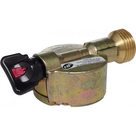 Rubinetto adattatore gas butano/propano per elfi e twinny x Diam.20mm, GAZINOX GAZINOX