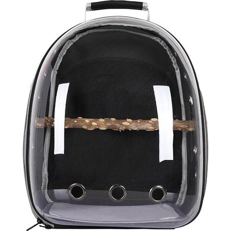 Dailygoody Leichte Vogeltransportbox Transparenter Outdoor Reiserucksack für Papageien Atmungsaktiv und praktisch für Vögel für. (1/5)