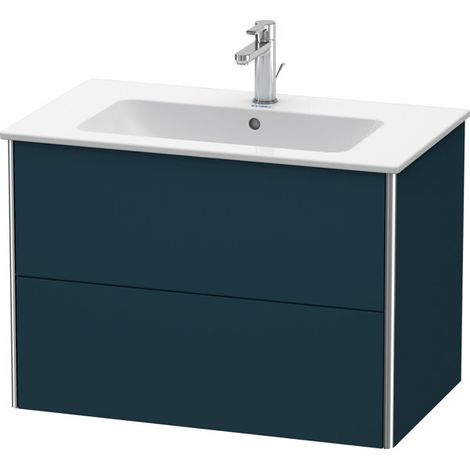 Mueble bajo lavabo XSQUARE 560x810x478mm Azul medianoche semibrillante (1/3)