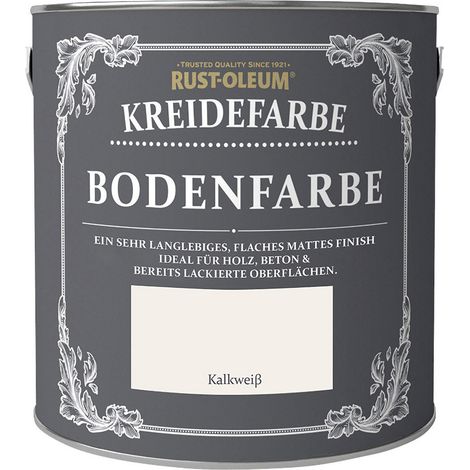 Rust-Oleum Kreidefarbe Bodenfarbe 2,5 L kalkweiß Kreidefarbe
