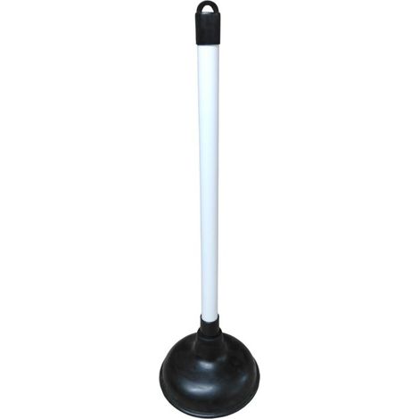 1 - Plongeur D'évier - Accessoire De Plomberie - Pour Débouchage D'évier Et Lavabo - Avec Poignée Ergonomique - Noir - 42,5x15cm (1/3)